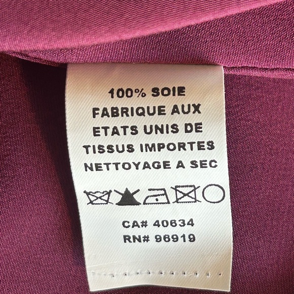 New! Marc Jacobs Silk Berry Shirt Top - Picture 11 of 13